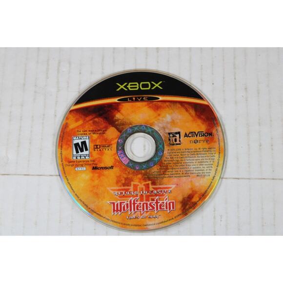 Return to Castle Wolfenstein: Tides of War (Microsoft Xbox) Disc Only, authentic - Picture 1 of 8